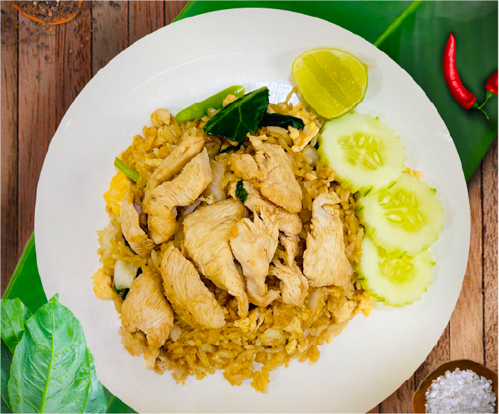 ข้าวผัดไก่-ข้าวกล้องหยกมณี